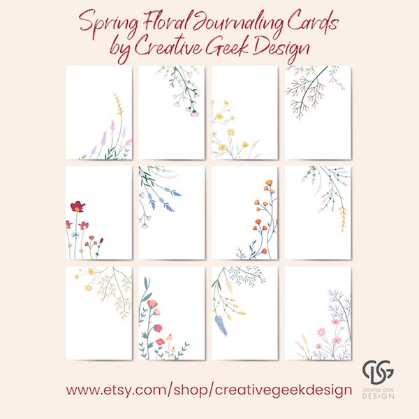 TSpring Floral Cards - free cut file - Creative Scrapbooker Magazine