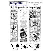 IndigoBlu Yorkshire Evening Post Rubber Stamp Set