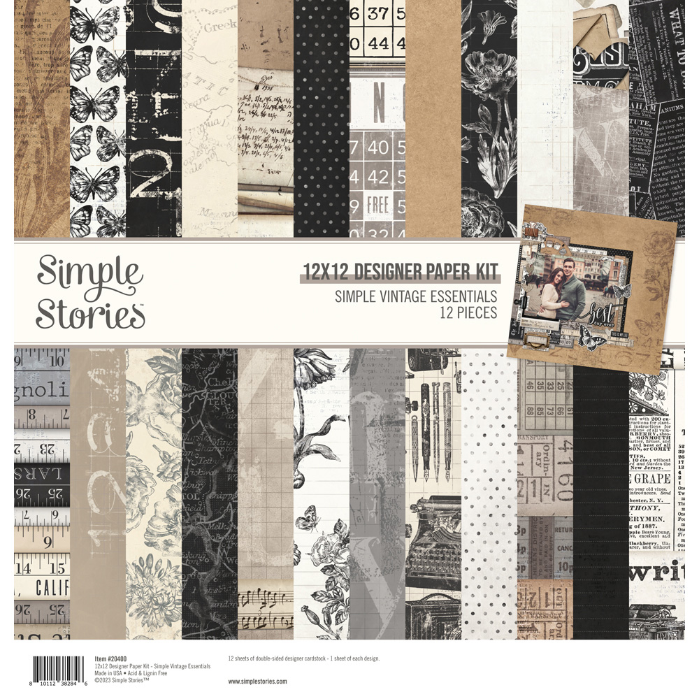 Simple Stories - Simple Vintage Essential Designer Paper Kit