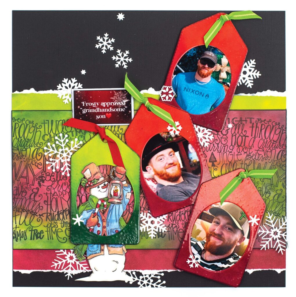 Art Impressions Christmas Slimline Stamp Set - Creative Scrapbooker Magazine - Cathie Allan