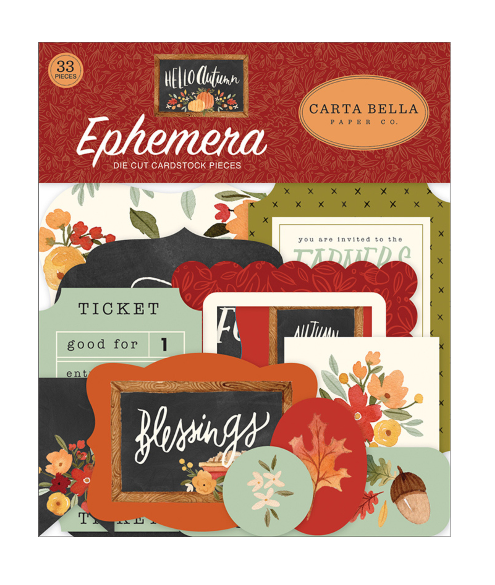 Carta Bella Paper Co. Hello Autumn Ephemera