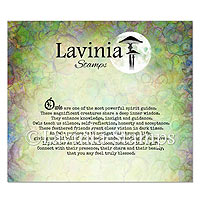 Lavinia Stamps Wise Owl Script Stamp