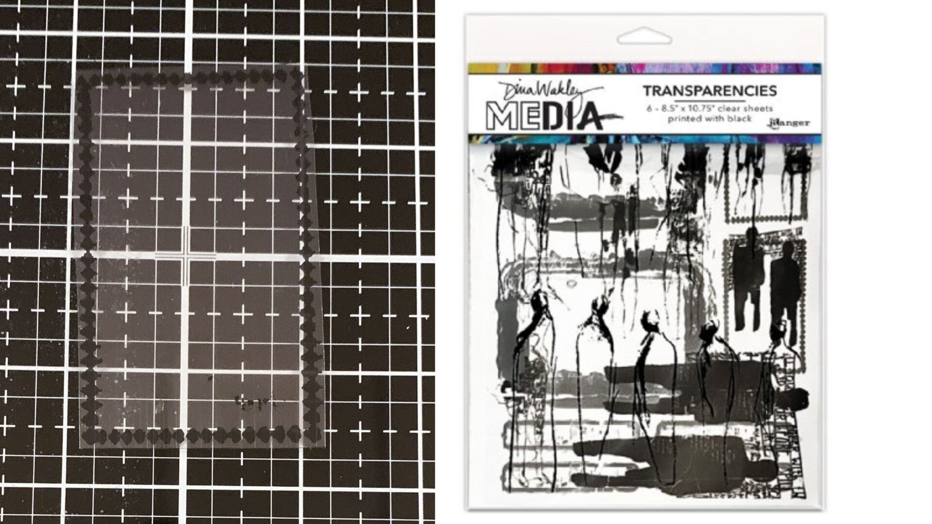 3-Dina Wakley Media Frames Transparencies - Creative Scrapbooker Magazine