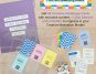 Creative Memories Birthday Week free gift bundle featuring the Challenge Accepted card deck, colorful 52 creative challenge cards with QR codes, divider, and card sleeves for the Creative Motivation Binder.